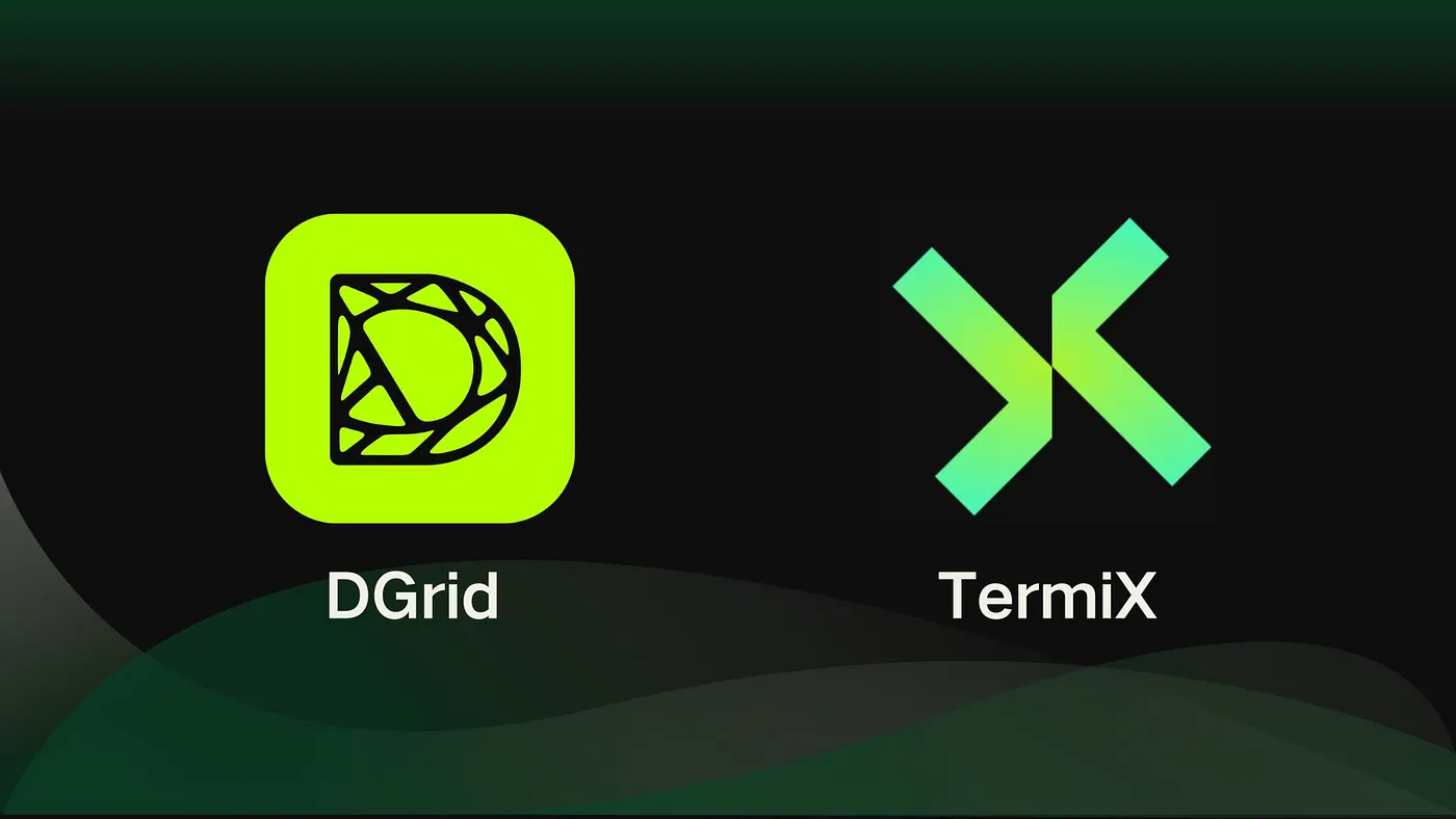 DGrid * TermiX: Connecting Intelligence with Coordination in the Agent Economy